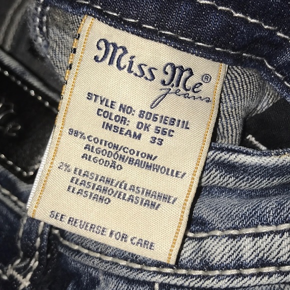 NWOT!   Brand new MISS ME Mod-rise Easy Bootcut - Picture 4 of 4